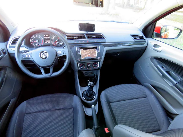 Novo VW Gol 2017 Comfortline 1.6 - interior