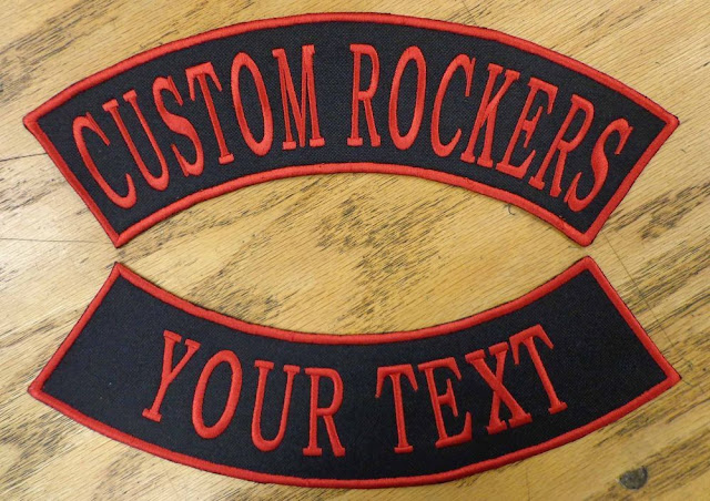 custom motorcycle rocker patches