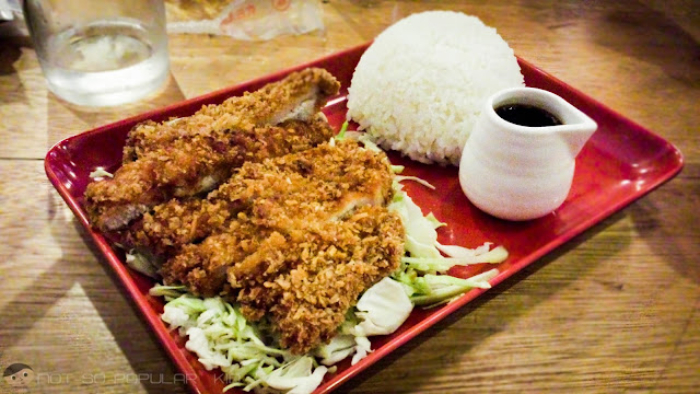 Pork Tonkatsu of Crazy Katsu at P140