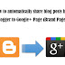 How to auto share Blogger blog posts to Google+ Page?