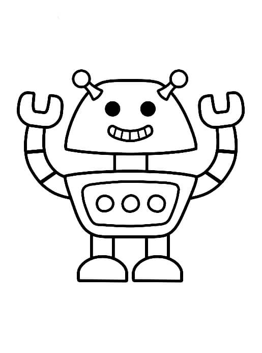 Simple cute robot