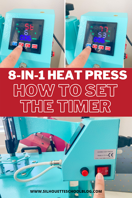 silhouette 101, silhouette america blog, heat press, heat press basics, 8-in-1 heat press