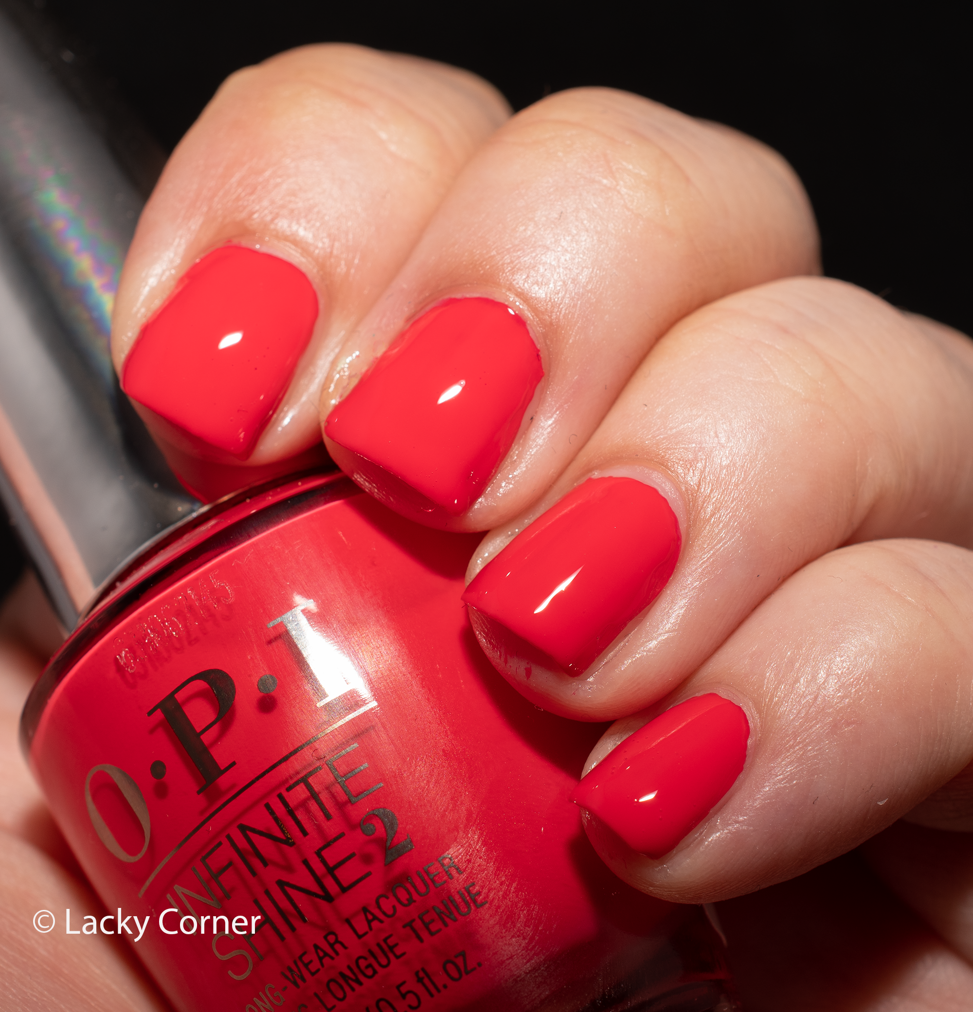 OPI Big Apple Red VS Cajun Shrimp — Lots of Lacquer