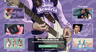 Jimi Hendrix online slot machine by Netent