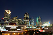 Dallas Skyline at Night · Photo of Dallas skyline at night