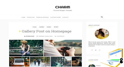 Charm Blogger Template | Download Free Charm Blogger Template