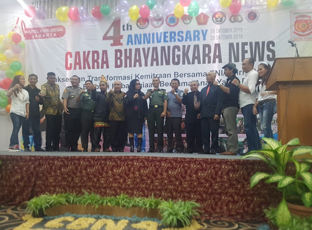 Media Cakra Bhayangkara News Sukses Rayakan Hari Yang Ke 4, Sukseskan Transformasi Kemitraan