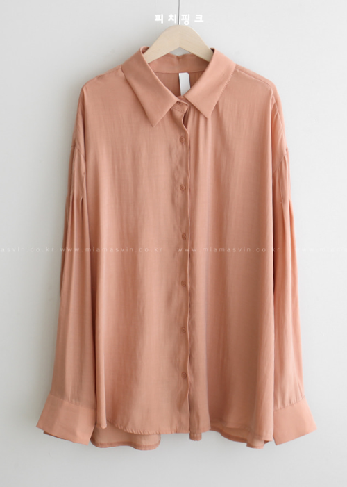 Cuffed Sleeve Button-Up Blouse