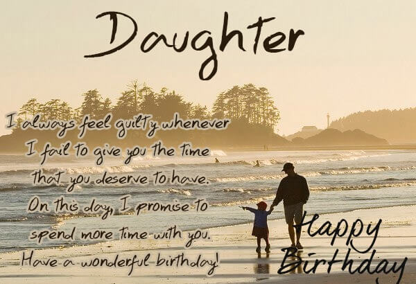 happy birthday wishes for daughter from dad love quote image