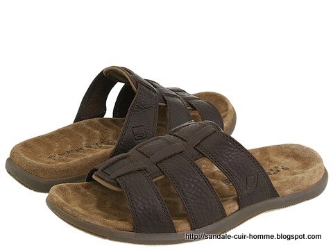 Sandale cuir homme:cuir-675731