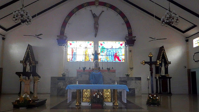 altar of St. James the Greater Parish Church in Allen Northern Samar