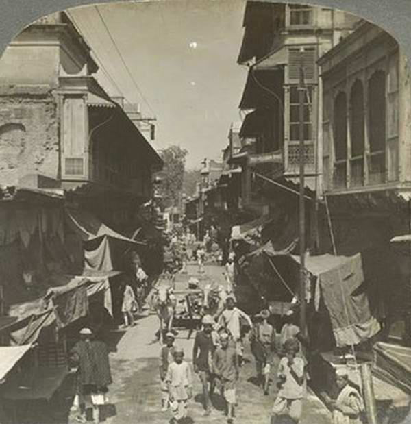 Old India Photos - Delhi street, 1908