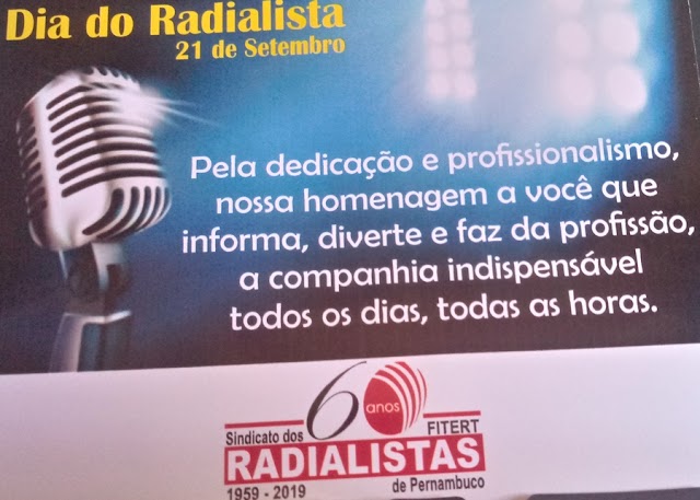 DIA DO RADIALISTA É PARA REFLETIR COMO ANDA A POSTURA DESSES PROFISSIONAIS DO RÁDIO