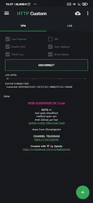 config http custom, config telkomsel opok,config tsel opok, opok cloudfront