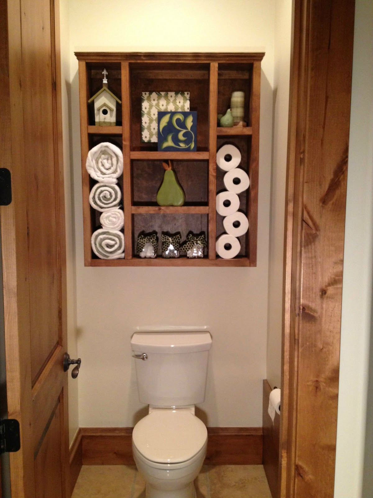 Dad Built This Bathroom  Shelf