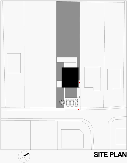 siteplan rumah minimalis hitam putih