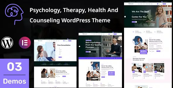 Best Psychology, Therapy, Health And Counseling WordPress Theme