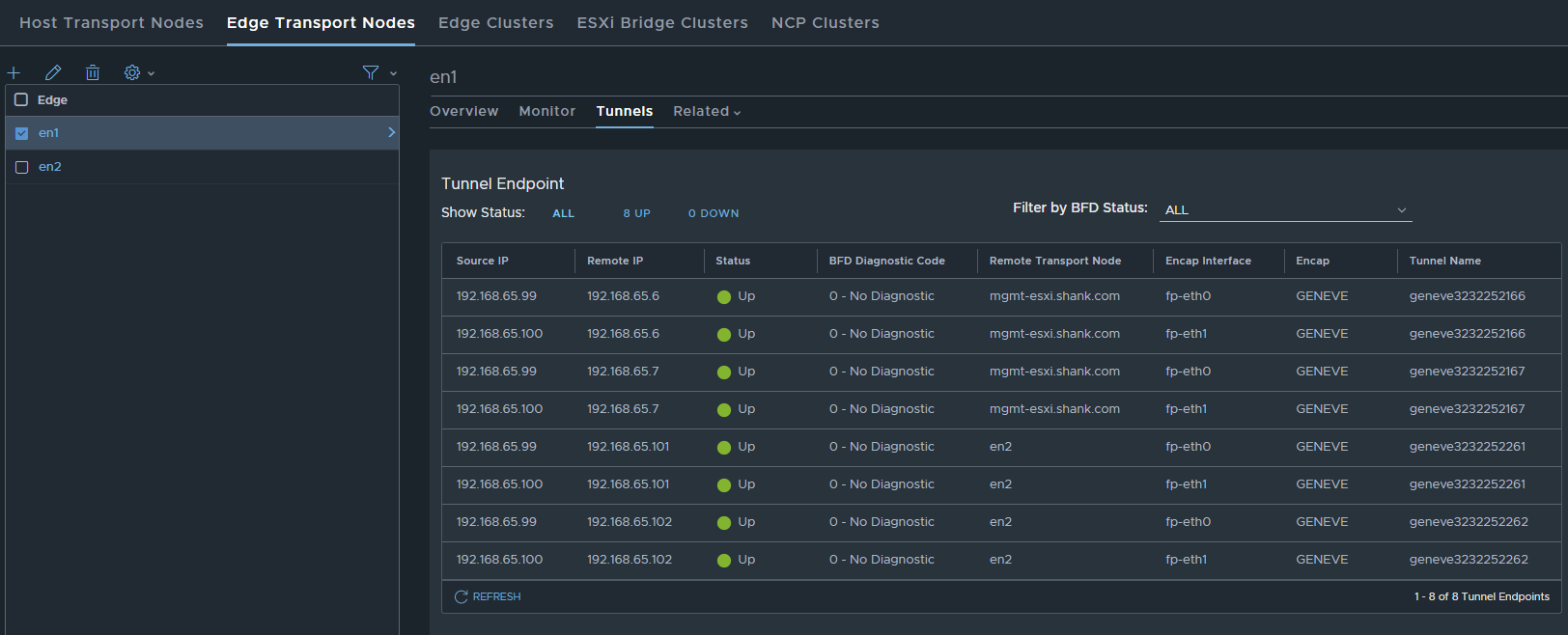 nsx-t 3.1 intertep geneve tunnels up on the same vlan using vlan-backed segments