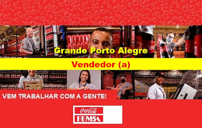 Coca-Cola abre vagas para Vendedores na Grande Porto Alegre