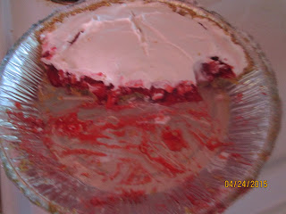 Half Eaten Strawberry Pie