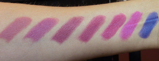 zoya seasonal lip color Fall 2017 swatches