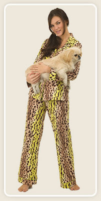 Lime Green Cheetah Classic Stretch PJ