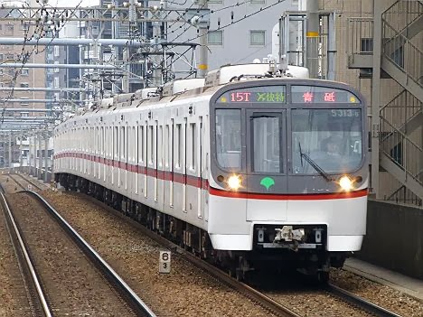 エアポート快特　青砥行き(緑表示)5300形