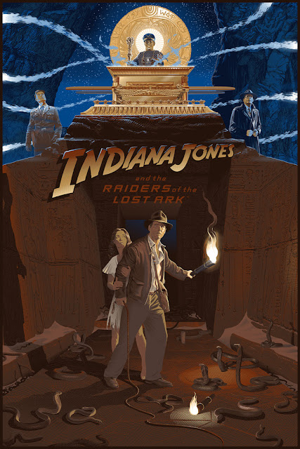 Indiana Jones and the Raiders of the Lost Ark 35th Anniversary Screen Print by Laurent Durieux & Bottleneck Gallery