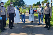 Polres Minsel Kawal Proses Pemakaman Jenazah Pasien Positif Covid-19