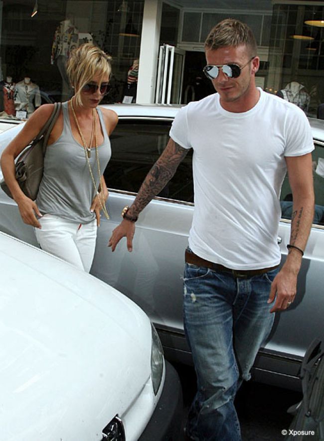 Favorite Celebrity Tattoo Design David Beckham names his children and his