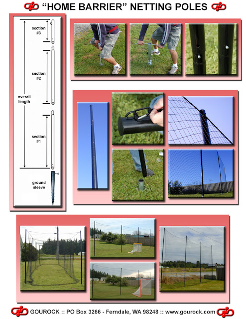 Barrier Netting Poles