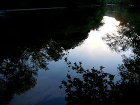 Image of reflections in the Gunpowder River (Maryland, USA) - free to use with attribution to K. R. Smith - file name DSCN0148_KRS_2015_05_14.jpg 