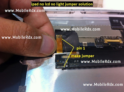 ipad 2 lcd light not working solution