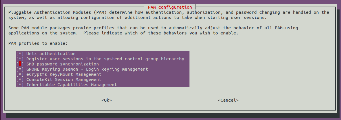 PAM Configuration