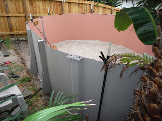 pool wall installation