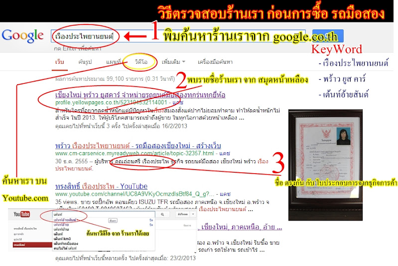 ค้นหาเรืองประไพยานยนต์ บน GooGle.co.th