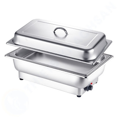 Nồi hâm buffet điện chữ nhật 1 ngăn inox NF2115-1