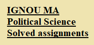 IGNOU MPS Solved assignments 2023-24