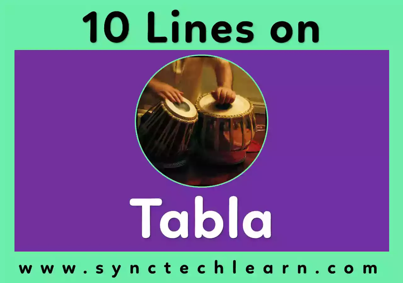 10 lines about Tabla