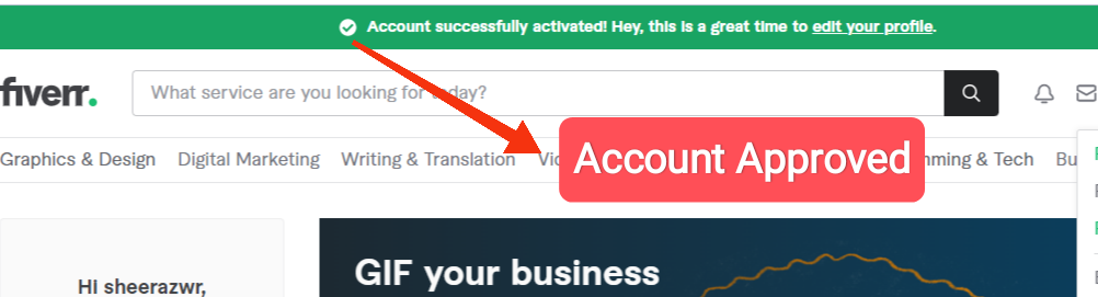 An email is sent to you which you need to confirm. This has to be confirmed by going to your email account, and clicking on "Activate Account" so that your account is complete.