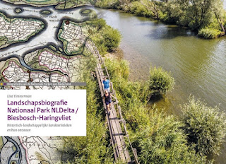 Foto cover Landschapsbiografie Nationaal Park NLDelta/Biesbosch-Haringvliet. Een van de vier landschapsbiografieen