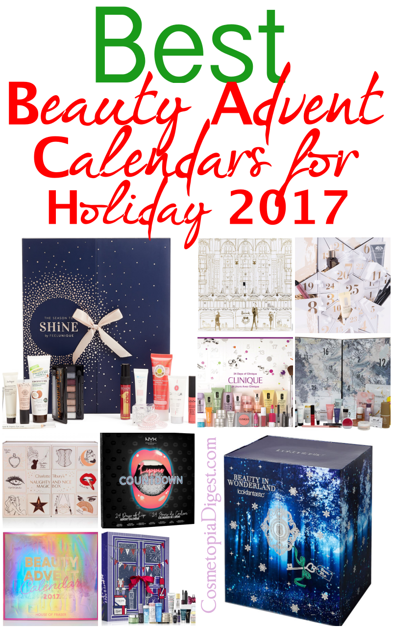 15 top Beauty Advent Calendars for Holiday 2017 that ship worldwide: prices, contents, spoilers, and more. 