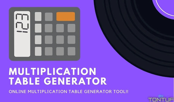 Multiplication Table Generator Tool