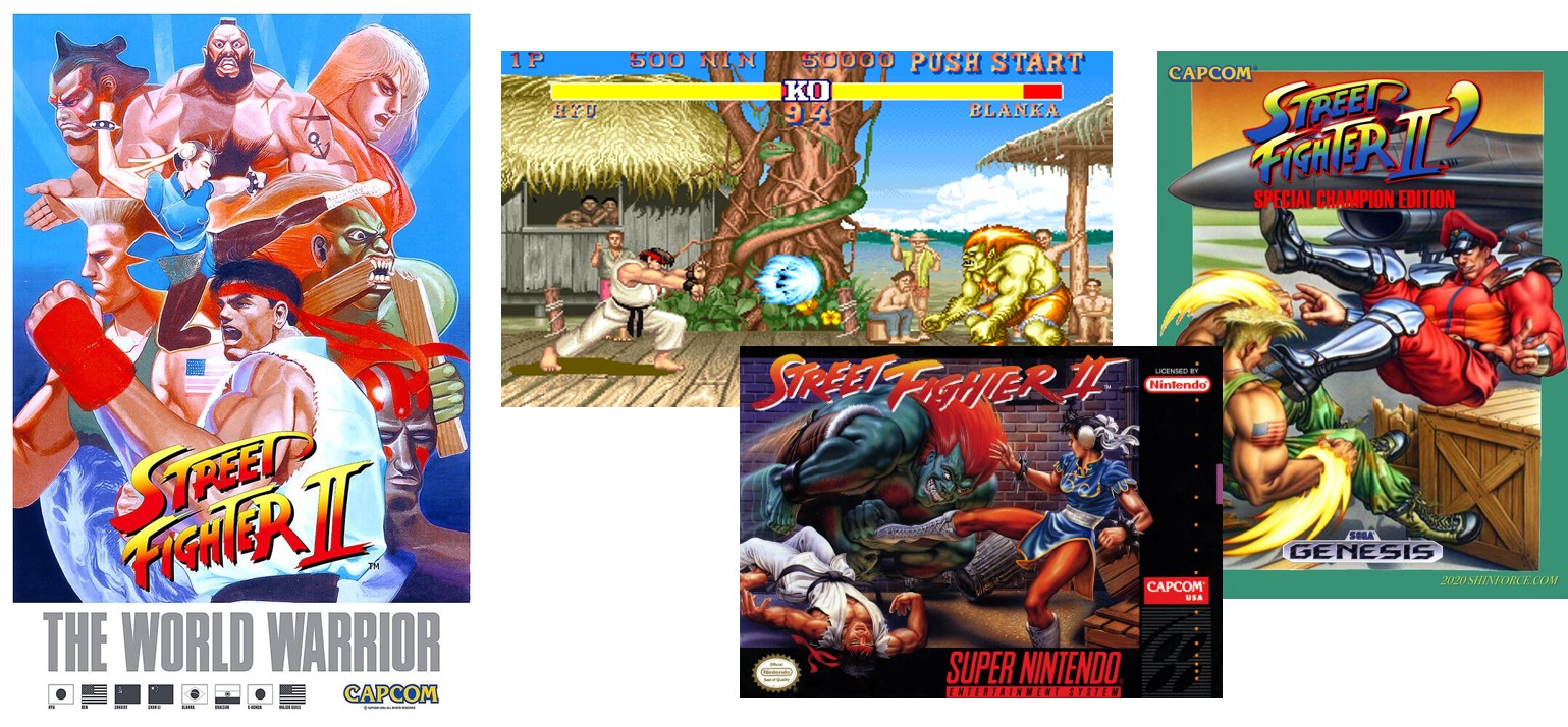 Street Fighter II - Todos os golpes especiais detalhados