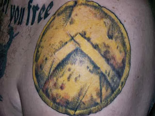 Spartan Shield Tattoo