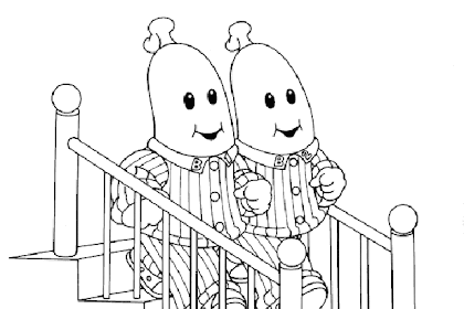 bananas in pyjamas coloring page Bananas pyjamas bernard xcolorings