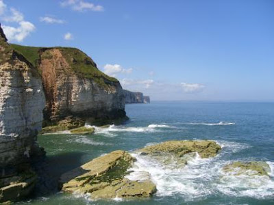 View along the coast at North Landings