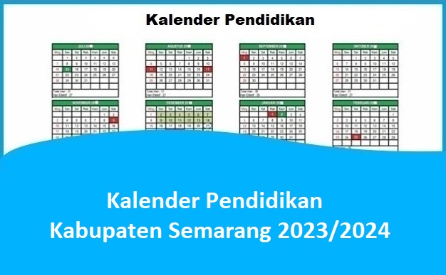 Kalender Pendidikan Kabupaten Semarang 2023/2024