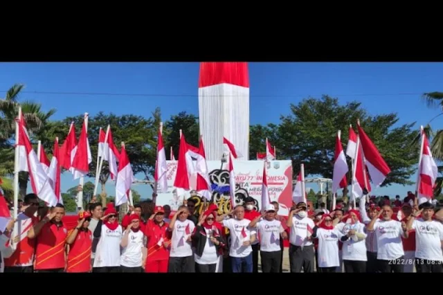 Pemprov Kaltara Membagikan 5.000 Bendera Merah Putih