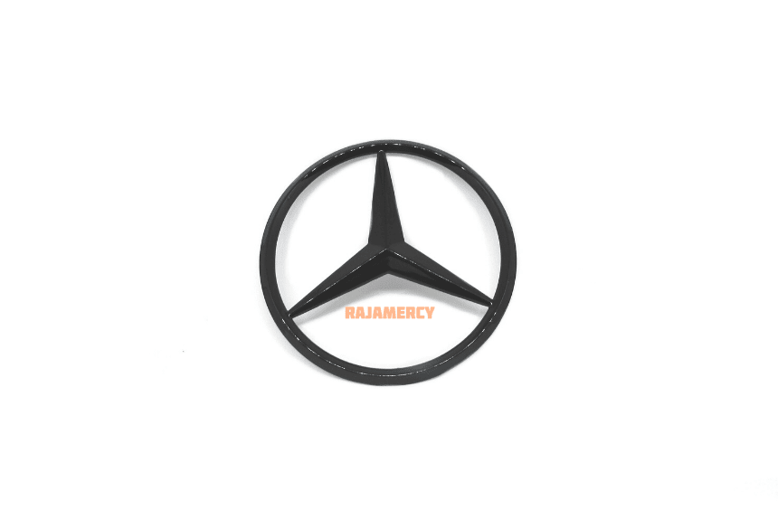 Emblem Logo Mercedes Benz A Class W176 Warna Hitam Ukuran 82mm